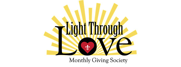 Light Through Love Monthly Giving Society Logo