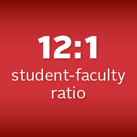 12:1 student-faculty ratio
