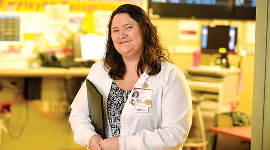 Nurse in a hospital setting
