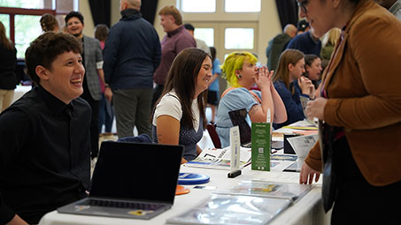 Participants at the Senior Portfolio Show