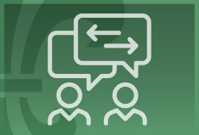 A graphic representing communication.