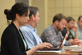 HRM students in the classroom