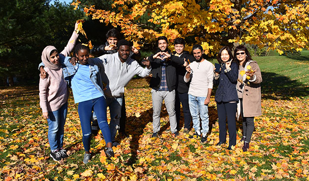 LRU International students on campus