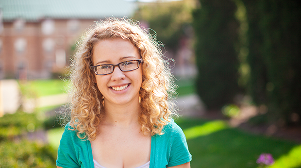 Smiling La Roche student