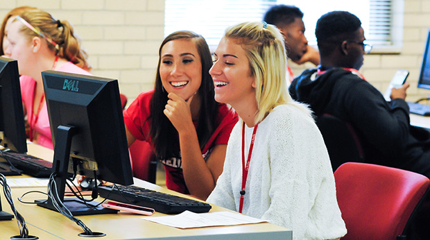 LRU students in classroom