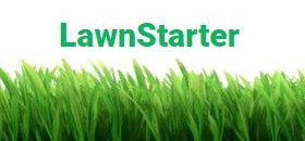 Lawn Starter logo with grass at bottom