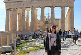 LRU students in Greece