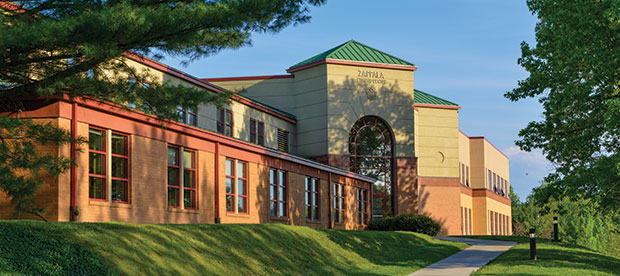 LRU Campus Center in Spring