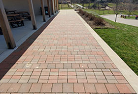 LRU Brick Sidewalk